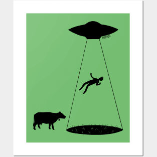 UFO Takes the Wrong Mammal Posters and Art